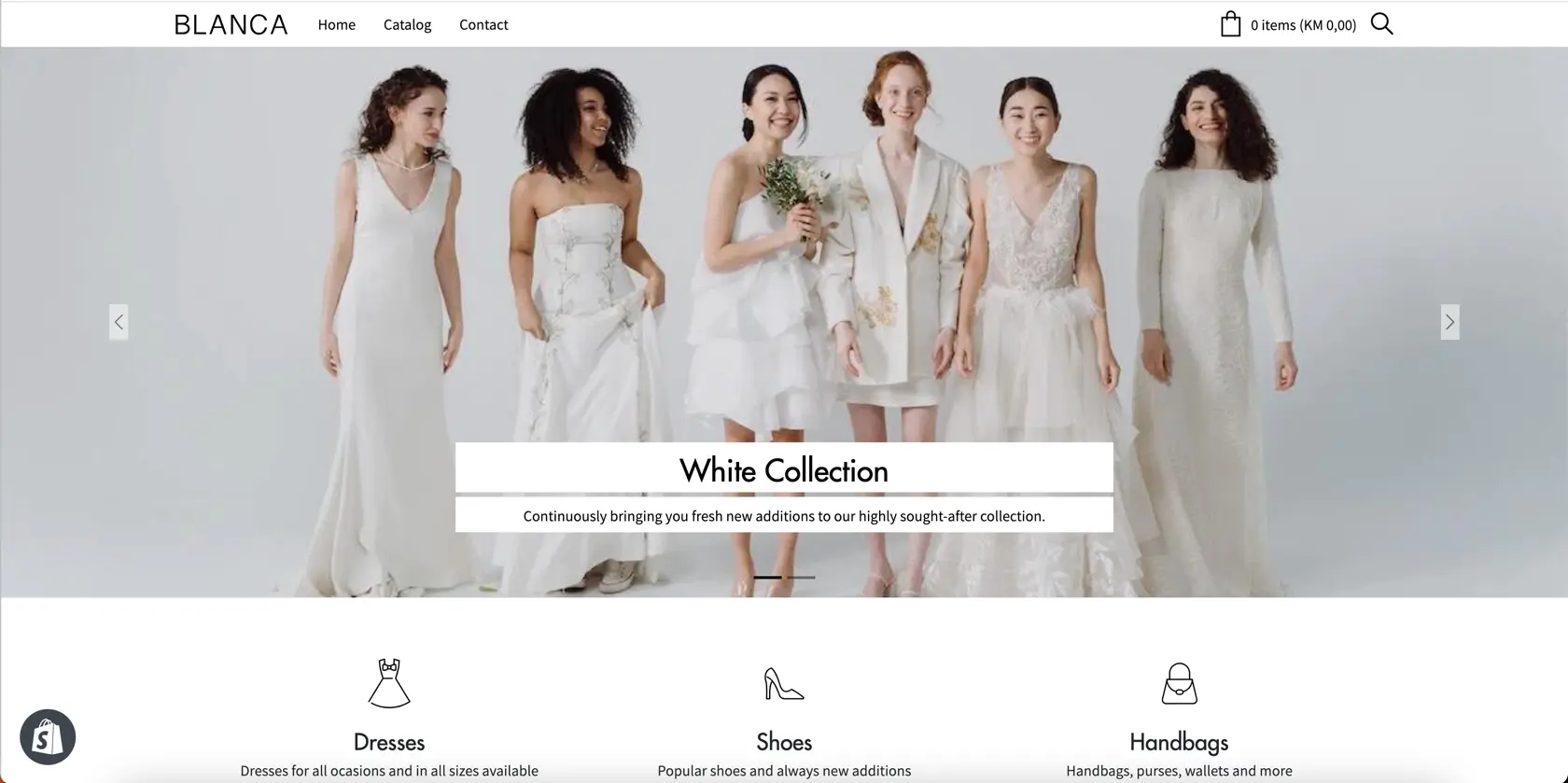 blanca Fashion and Apparel Shopify Theme