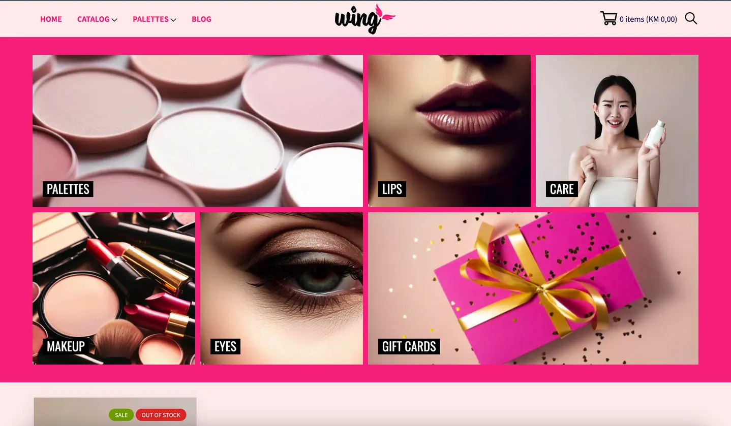 cosmetics Shopify theme
