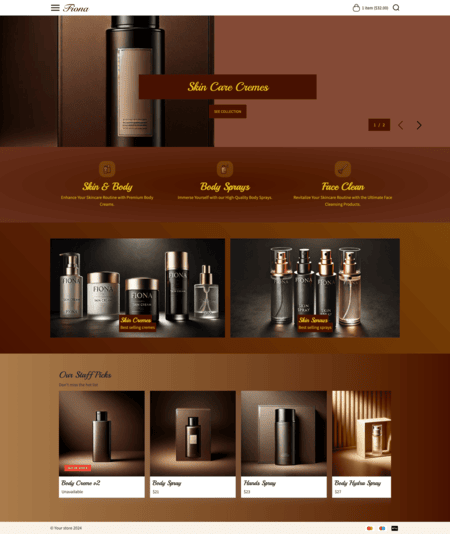 Fiona - responsive Shopify theme